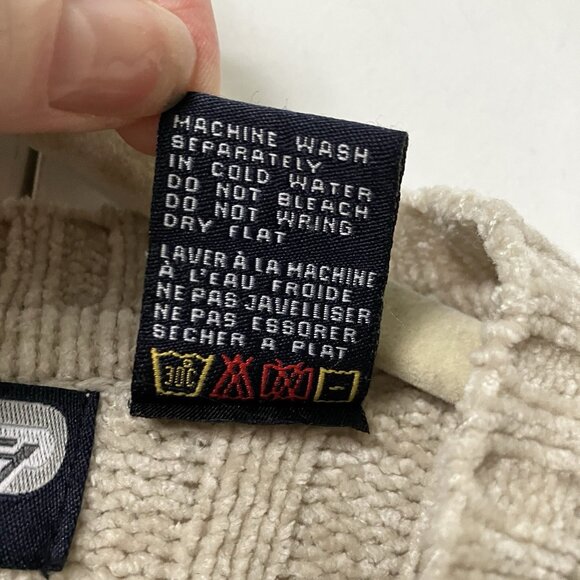 Y2K S Squared Sweater Mens XL Chenille V-neck Chunky Knit Skate Chandler Friends - Picture 5 of 9